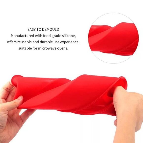 Silicone Cake Molds for Baking, Nonstick Baking Pans for Layer Cake9.5inches2Pcs - Picture 9 of 11